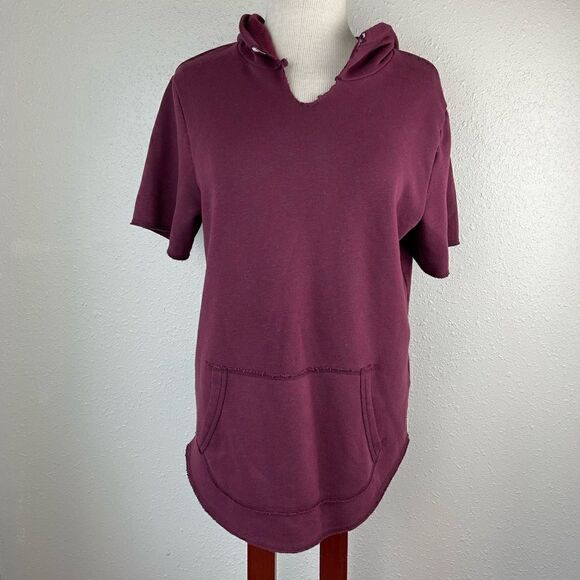 Hollister Maroon Pullover Hoodie Size M EUC - Picture 1 of 6